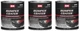 SEM 39104 Bumper Coater Flexible Black Bumper Coating Quart (3 Pack)