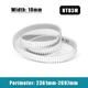 Timing Belt HTD3M Closed Loop 2361-2697mm PU Built-in Steel Wire Belt 10mm Width