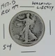 1917-D Reverse MM 50c Silver Walking Liberty Half Dollar