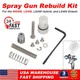 For Iwata LS400 Series Spray Guns Rebuild Kit with Air & Fluid Valve Spring 5652