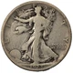 1923-S Walking Liberty Silver Half Dollar 50c Fine FN F+