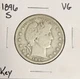 1896-S Barber Half Dollar, VG. (18253) Key Date