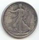 1917-D Reverse Mint Mark Walking Liberty Half Dollar, Sharp AU-Unc Details
