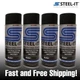 STEEL-IT 1012D Polyurethane Protective Spray Coating 12oz Can Black 4 Pack kit