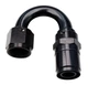 Fragola Race Rite Crimp On Hose Ends 180 Degree Black Aluminum 2618016