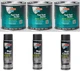 POR 15 49216 Fuel GasTank Sealer Repair, 45918 Top Coat Chassis Black(Pack of 3)