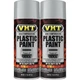 VHT Plastic Paint SP824 2pk; 11oz Aerosol Aluminum up to 200&deg;F