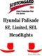 3M Scotchgard Paint Protection Film Pro Series 2020 2021 2022 Hyundai Palisade