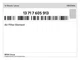Genuine BMW AIR FILTER ELEMENT 13-71-7-605-913 New