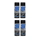 Steel-It Black Polyurethane Aerosol, Stainless Steel In A Can, 4 Pack, 14 Oz.