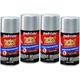 Duplicolor BNS0598 (4-Pack), Aerosol Paint for Nissan K12, Metallic Silver Mist