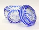 (Contained in a wooden box) EL102-1419-CCB Kagami Crystal Edo Kir From Japan