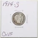 1914-S Barber Liberty Head Silver Dime in Choice VF Condition #6211