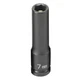 Grey Pneumatic 907MDG Grey Pneumatic SOC 7MM 1/4D IMP MAG 6PT DP BLK