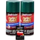 Duplicolor Kit BFM0350 + PW100, Aerosol Paint for Ford SU, Metallic Amazon Green