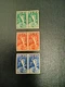 South West Africa Mint Set of 3 Pairs 1949 (1 Oct.) U.P.U.SG # 138-140