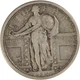 1917-S Standing Liberty Silver Quarter Type 1 F Uncertified #1030