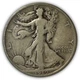 1919-D Walking Liberty Half Dollar Fine F Coin #9042
