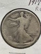 1917S Walking Liberty 90% Silver Half Dollar, Reverse, Good #33.