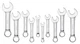 Platinum Tech 10pc Metric Stubby Combination Wrench Set 10mm to 19mm #99525