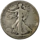 1923-S San Francisco Walking Liberty Silver Half 50c Fine FN F+