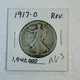 1917 D Walking Liberty Half Dollar Reverse Mint Mark- Low Mintage- Free Shipping