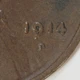 1914-D Lincoln Wheat Penny, Cent, F+, Fine, Key Date
