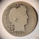 1895 O Barber Quarter Dollar 25C Cents Coin Silver, About Good, Album Filler