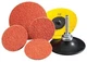 Norton 62334 - SG Blaze 3" Speed-Lok Discs 80 Grit Abrasive (25 discs)