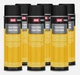 SEM 39853 Black Bumper Dashboard Plastic Spray Texture Coating 16 oz (6 Pack)