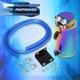 Oil Catch Can Billet Aluminum Round Cylinder Tank 350ML Reservoir Kit Neo Chrome