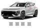 For Hyundai Kona 2024 Door Handles Cup Paint Protection Film PreCut PPF