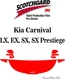 3M Scotchgard Paint Protection Film Pro Series Clear 2022 2023 Kia Carnival 