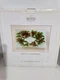 Block Crystal Holly & Berries Square Christmas Platter 14 inch Frosted Matte Box