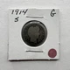 1914-S Barber Dime 10C SILVER - Good (G)