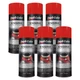 Dupli-Color DE1620 12oz Chevrolet Orange Engine Enamel Spray Paint 6-Pack