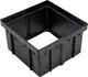 NDS 1216 Catch Basin Riser for 12 Inch Square Catch Basin Drain and 12 Inch Low-