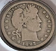 1897 O Barber Quarter VG+ Condition. 3 letters showing Liberty Head New Orleans
