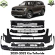 Front Bumper Cover Primed Plastic & Grille Assembly For 2020-2022 Kia Telluride
