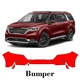 Front bumper PreCut PPF Paint Protection Film For KIA Carnival 2022-2024