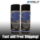STEEL-IT 1012D Polyurethane Protective Spray Coating 12oz Can   Black 2 Pack kit