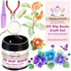 UV Dip Resin Crystal Clear 200ml Kits for Wire Flowers DIY Jewelry Art