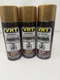 VHT SP404 Engine Metallic Gold Flake Paint Can - 11 oz.  (3 pack )