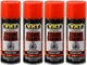 VHT SP119 550&deg; Engine Enamel High Heat Spray Paint 11 oz (Pack of 4)