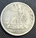 1877 Trade Dollar $1 Silver - Better Date - VF Details - No Chop Marks