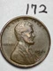 1924-D LINCOLN WHEAT CENT, "EXTREMELY FINE" CONDITION, Low Mintage Date, #172