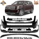 Front Bumper Cover Paintable & Lower Valance Kit For 2020-2022 Kia Telluride