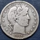 1896 S Barber Half Dollar 50c Beautiful F Fine Higher Grade Details #101717