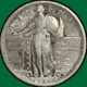 1917-S Type 1 Standing Liberty Quarter Very Fine VF Coin, Corrosion #37767