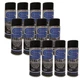 STEEL-IT 1012D Polyurethane Protective Spray Coating 12oz Can Black 12 Pack kit